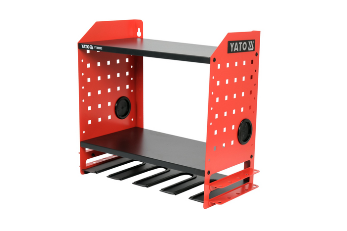 YATO YT-09092 Werkstattregal, Metallregal für Elektrowerkzeuge, 465 x 405 x 225 mm