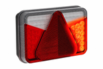 ASPÖCK MULTILED V Rückleuchte Bajonett 8PIN 6 Funktionen links