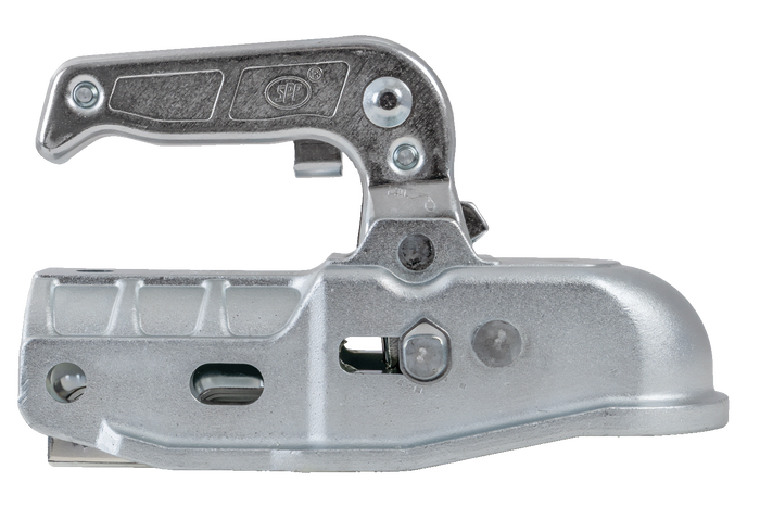 STEELPRESS BC-3000C-00-00+Z2 Kugelkopfkupplung für 3000kg Anhänger mit 35-50mm Rohrdeichsel, Gusseisen