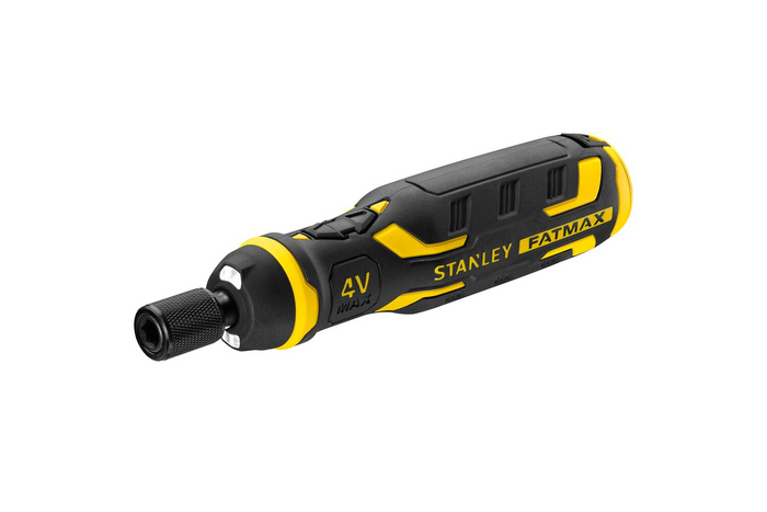 STANLEY 4-V-Akkuschrauber mit Ladegerät und Bits 
