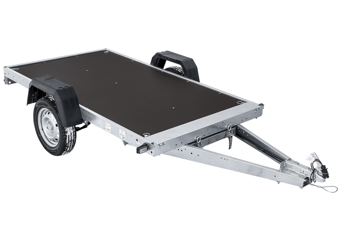 Ungebremster Anhänger mit Blattfedern 230x125 UNITRAILER FORCE 230/R KIPP