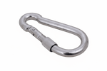 Karabiner mit Schraubverschluss für Seile DROMET KSZ10100 Feuerwehrkarabinerhaken 10x100mm