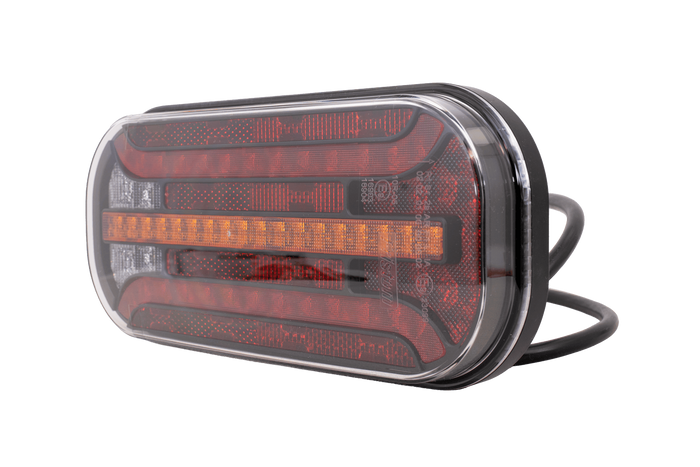 FRISTOM FT-230 LED-Rückleuchte, 6 Funktionen, universal