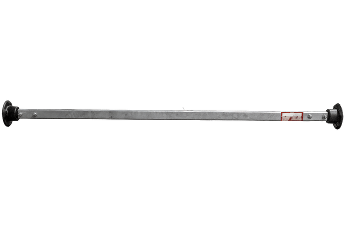 KNOTT VR7 ungebremste Starrachse mit Federung für Anhänger 750 kg 1480 mm 1820 mm 4x100