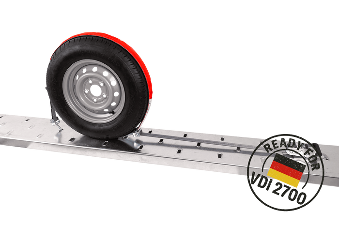 HEFFA CARLINE 130 Abschleppwagen Transportgurt Radsicherungsgurt 2,8m/35mm/3t VDI 2700