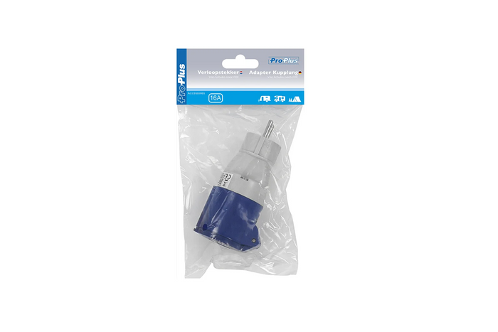 Adapter mit Steckdose für CEE 16A mit Schutzkontakt ProPlus 373518