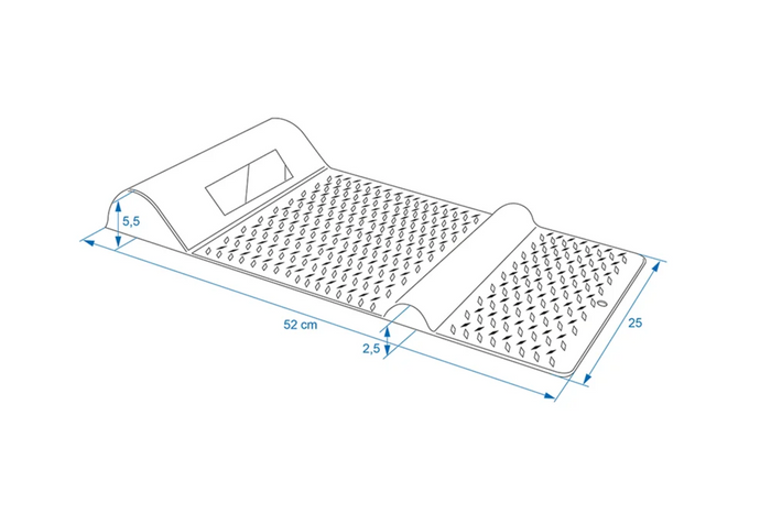 ProPlus 520196 Parkmatte mit Radstopper
