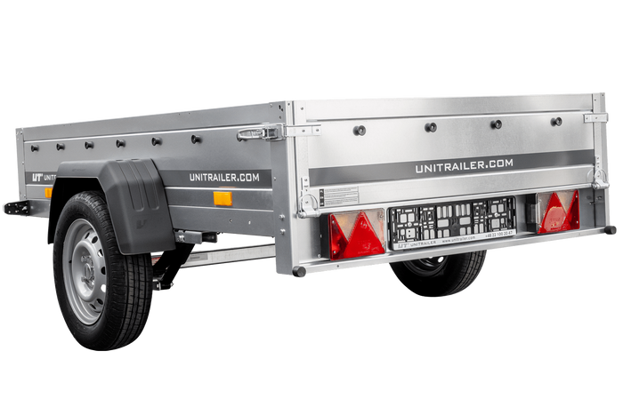 Einachsanhänger mit Blattfederung 200x125 UNITRAILER GARDEN 201/R KIPP