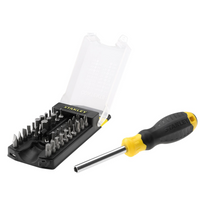STANLEY MULTIBIT 34-teiliger Schraubendreher mit Bit-Set
