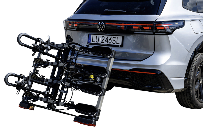Inter Pack Neuer Spider 4 Anhängerkupplungs-Fahrradträger für 4 Fahrräder