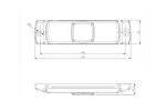FRISTOM FT-017 LED Umrissleuchte, Universal