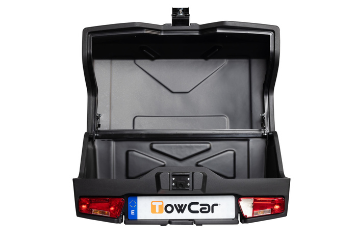 Towbox EVO urban black - Gepäckträgerbox für die Anhängerkupplung