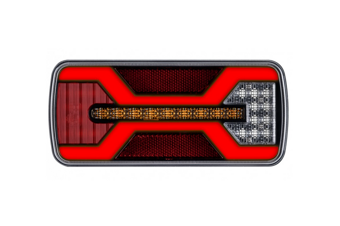 KAMAR X-SPIDER L2424 LED-Rücklicht mit 5 Funktionen, universell