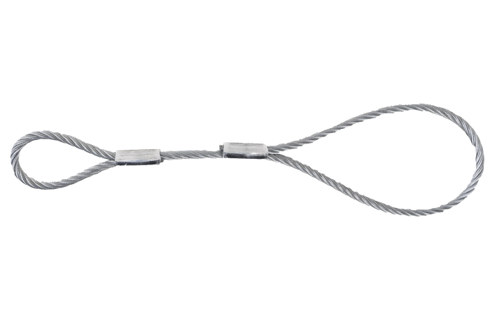 EFMETAL Sicherungsseil für ungebremste Anhänger 250mm 250kg