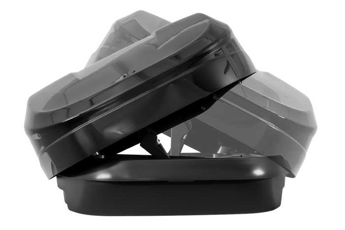 Inter Pack Monsun PRO L Dachbox,  Metallic-Schwarz