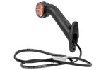 ASPÖCK SUPERPOINT II rechter Positionsleuchte an einem Gummiarm mit seitlichem Kabel