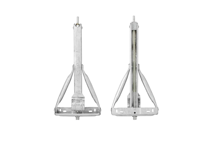 ProPlus 361504 ausziehbarer Eckstabilisator für 750-kg-Anhänger, 495 mm