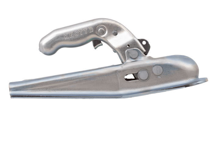 KNOTT 6E0371.001 Kugelkupplung für einen 750 kg Anhänger mit V-förmiger Deichsel