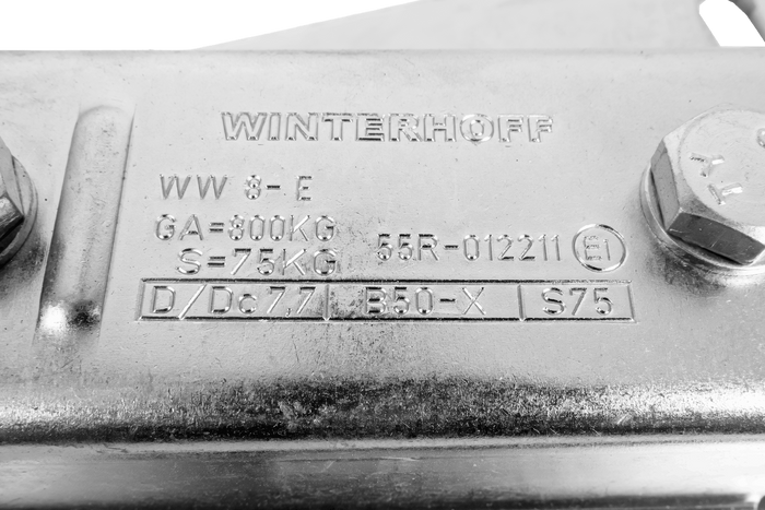WINTERHOFF WW 8-G+V Kugelkupplungsadapter für 800-kg-Anhänger mit V-förmiger Deichsel