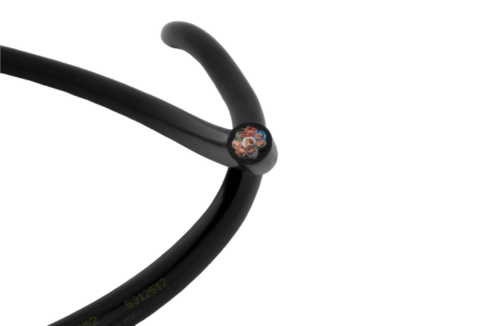 HYBSZ YLY-S 8x1 achtadriges Elektrokabel - 1 m