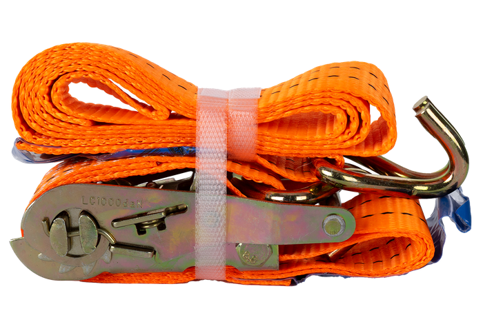 UNITRAILER 2 m/35 mm/2 t oranges Transportband mit Spanner
