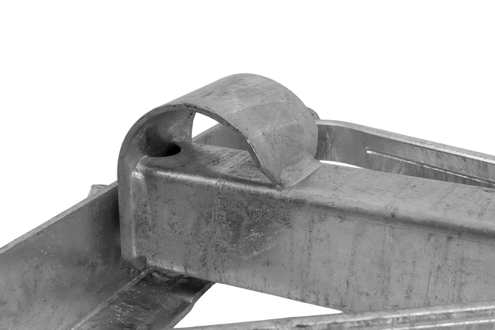 KNOTT 6X1197.007 ausziehbarer Eckstabilisator für Anhänger 1100 kg 498 mm
