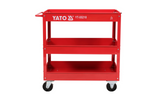YATO YT-55210 Werkstattwagen, 3-stufig, Werkstattschrank, 130 kg, 79,5 x 79 x 37 cm