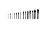 YATO YT-3591 LEDERLOCHSET 2-22mm 15 Stück.