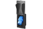 CEE ProPlus 373505BK Außensteckdose, 160 × 100 mm, schwarz