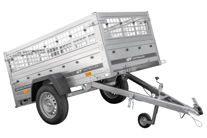 Anhänger Führerschein B Garden Trailer 200 KIPP 200x106 cm 750 kg mit Laubgitteraufsatz