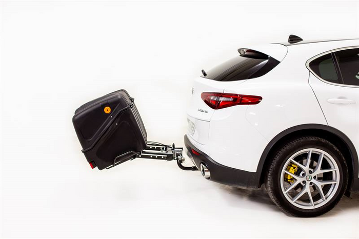 Towbox V1 Black Edition – Anhängerkupplungs-Gepäckbox
