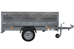 Pkw Anhänger Kipper 230x125 Garden Trailer 230 KIPP Unitrailer 750 kg mit Stützrad und zusätzlichen Bordwänden