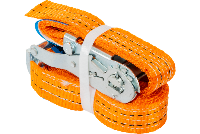 UNITRAILER 4 m/35 mm/2 t oranges Transportband mit Spanner