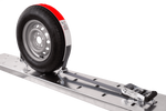 4er Set HEFFA CARLINE 130 Anhänger-Transportgurte, Radsicherungsgurte 5m/50mm/5t VDI 2700