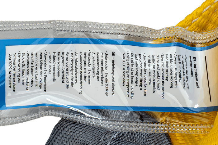 HEFFA Kranschlinge 3 m/90 mm/3 t mit Schlaufen