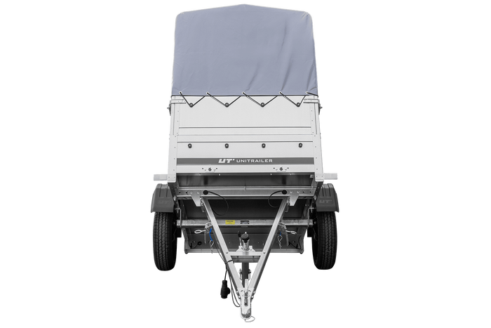 Neuer Anhänger Kipper, ungebremst, GARDEN TRAILER 150 KIPP mit zusätzlichen Bordwänden, Stützrad, Hochplane und Hochspriegel