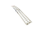 UNITRAILER ALR002 klappbare Auffahrrampe aus Aluminium für Anhänger, 221 cm, 340 kg, mit Gurt