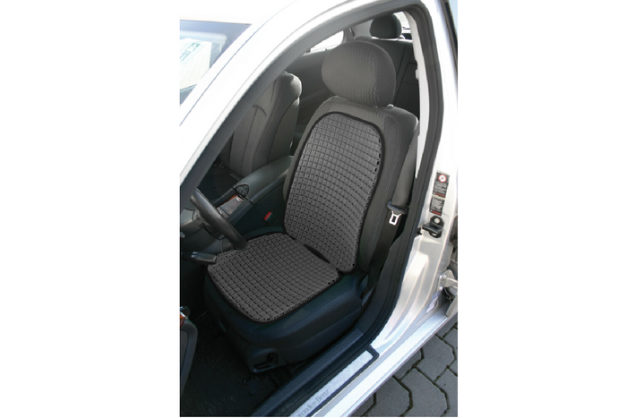 Atmungsaktives Sitzkissen LAMP Taxi Driver schwarze Autositzmatte