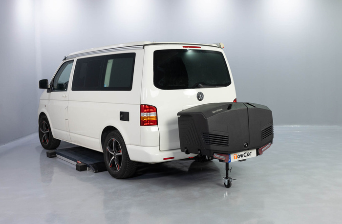 Towbox V3 Camper schwarz - Kastenträger für Anhängerkupplung