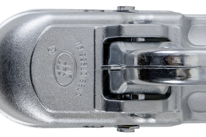 STEELPRESS BC-3000C-00-00+Z2 Kugelkopfkupplung für 3000kg Anhänger mit 35-50mm Rohrdeichsel, Gusseisen