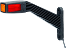 FRISTOM FT-145 LED linke Begrenzungsleuchte auf einem Gummiarm