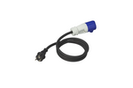 Adapter mit Schutzkontaktstecker und CEE-Buchse 16A ProPlus 373527DE, Kabellänge 150 cm