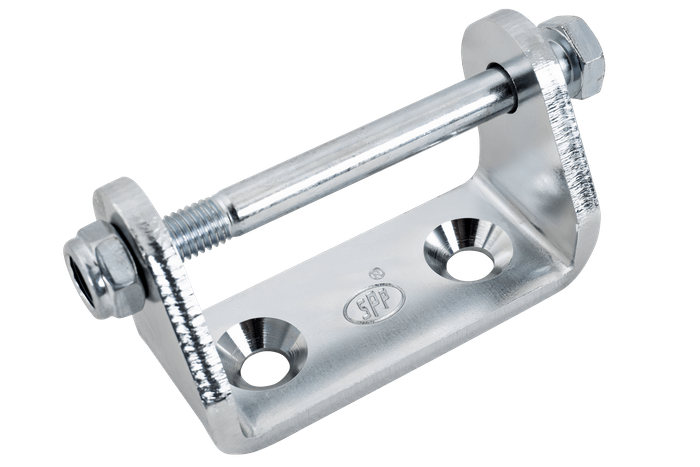 STEELPRESS UH-01 Einbauscharnierhalter für Anhängerseitenmontage