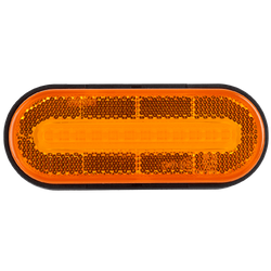 LED-Markierungsleuchte 12-36V, gelb mit Reflektor und Kabelbaum