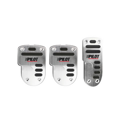 LAMPA RACE 1 PILOT Aluminium-Pedalabdeckungen mit Anti-Rutsch-Gummi