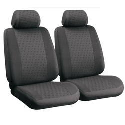 LAMPA Glamur Anthrazit Autositzbezüge, Set für die Vordersitze