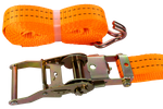 UNITRAILER 5 m/35 mm/2 t oranges Transportband mit Spanner