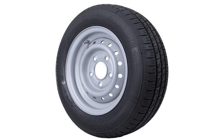 OUTLET Verstärktes Anhängerrad REIFEN KENDA 155/70 R12C 104/102N FELGE STARCO 4.5Jx12&quot;H2 5x112 ET:20