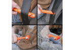 ProPlus 540050 Sicherheitsglashammer, Sicherheitsgurtmesser