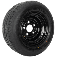 Verstärktes Rad für Anhänger LINGLONG TIRE 195/55 R10C 98/96N UNITRAILER FELGE schwarz 6Jx10" 5x112 ET:-4